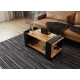 Stolik kawowy ST16 DC Wotan/Czarny ława z półką loft